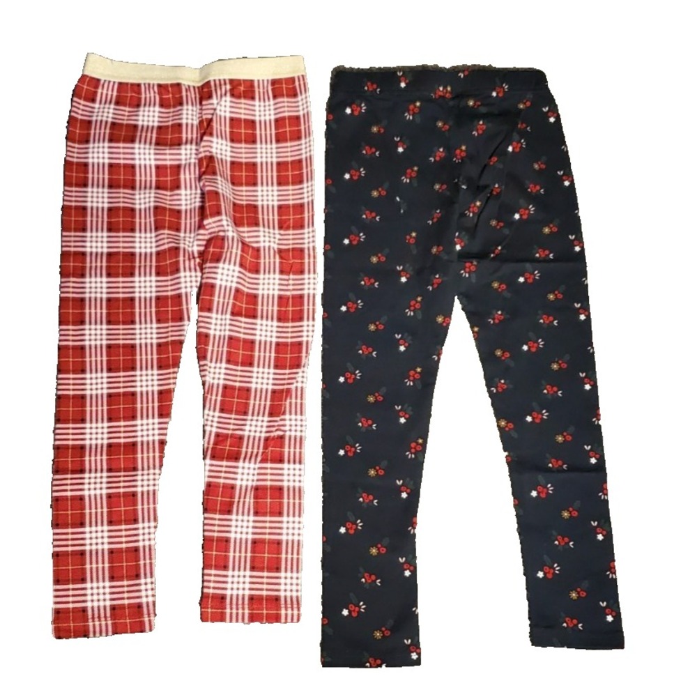 Carter's Kid Girls Legging Pants‎ 7/7A Red & Black NWT